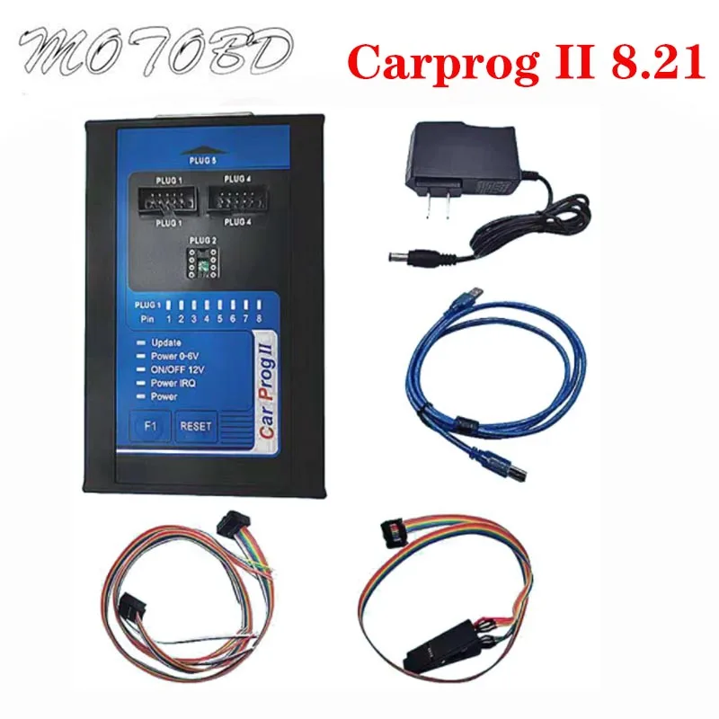 Новинка CARPROG 2 V8.21 8 21 полный комплект адаптер автоматический ECU чип инструмент для