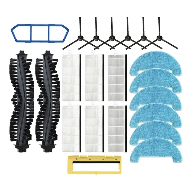 

Vacuum Cleaner Main Side Brush HEPA Filter Replacement Accessories Fit For Ilife A4/A4S/A40/CEN550