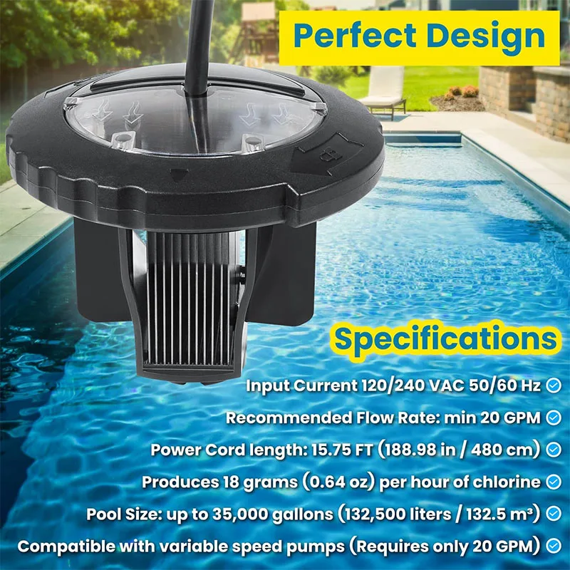 Замена Jandy Zodiac R 0693900 Соляная клетка TruClear в сборе для всех систем генерации хлора