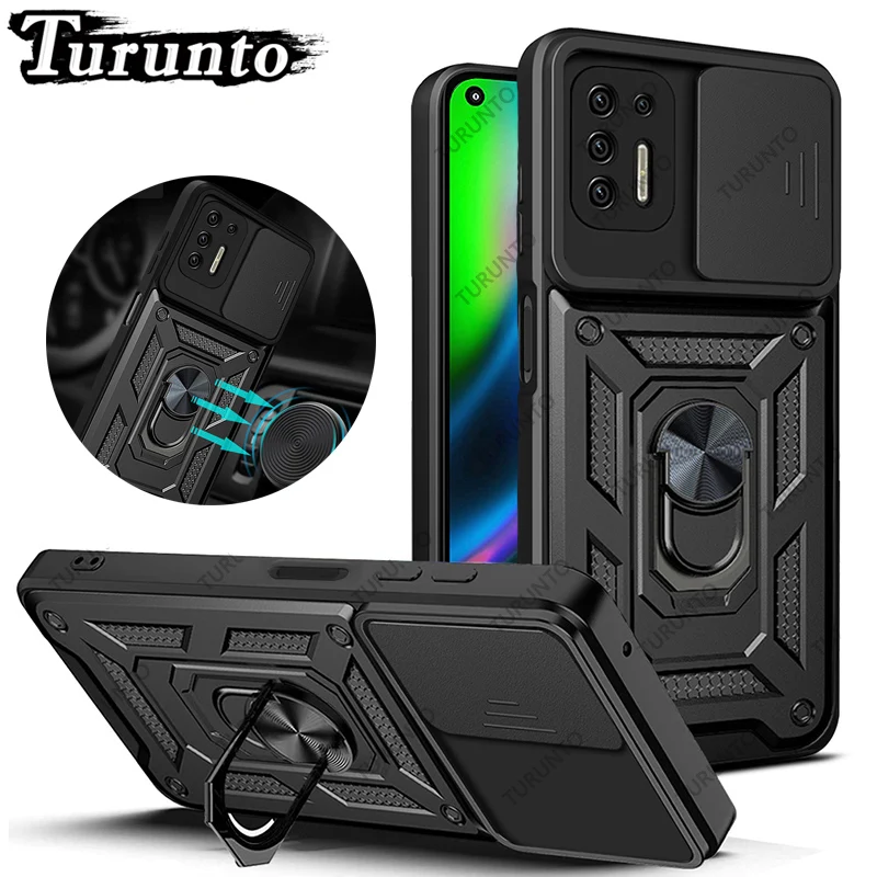 

For Motorola G9 Plus Case Slide Lens Protect Cover For Moto G60S G60 G22 G50 G30 G20 G10 Edge 20 30 Pro Lite Ultra Neo E30 E40