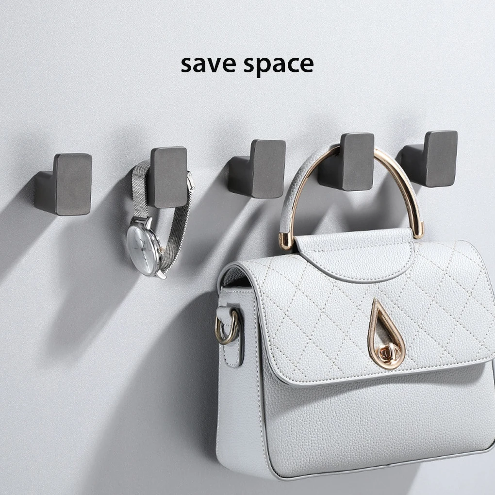 Настенные вешалки 2 шт. квадратные крючки для одежды в ванную комнату вешалка