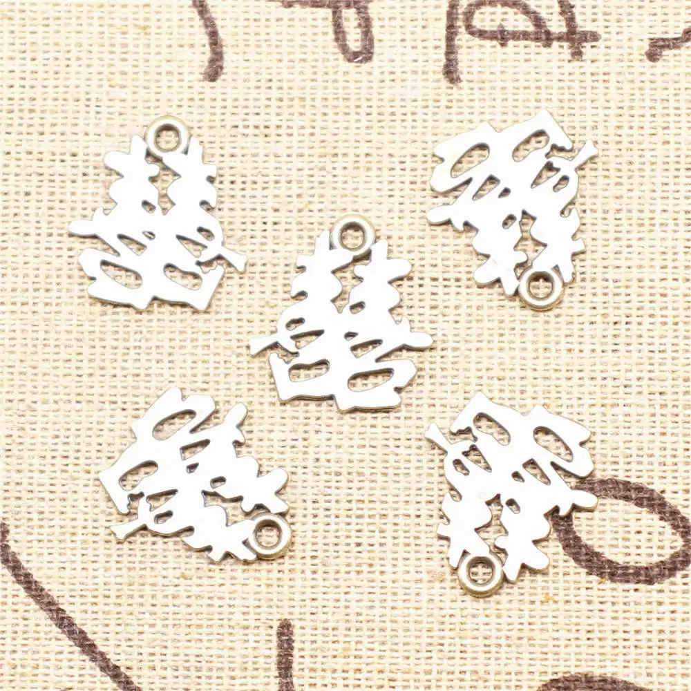 

Свадебные Подвески с надписью, подвеска ручной работы для ювелирных изделий 17 х18 мм, античный бронзовый цвет, 20 штук