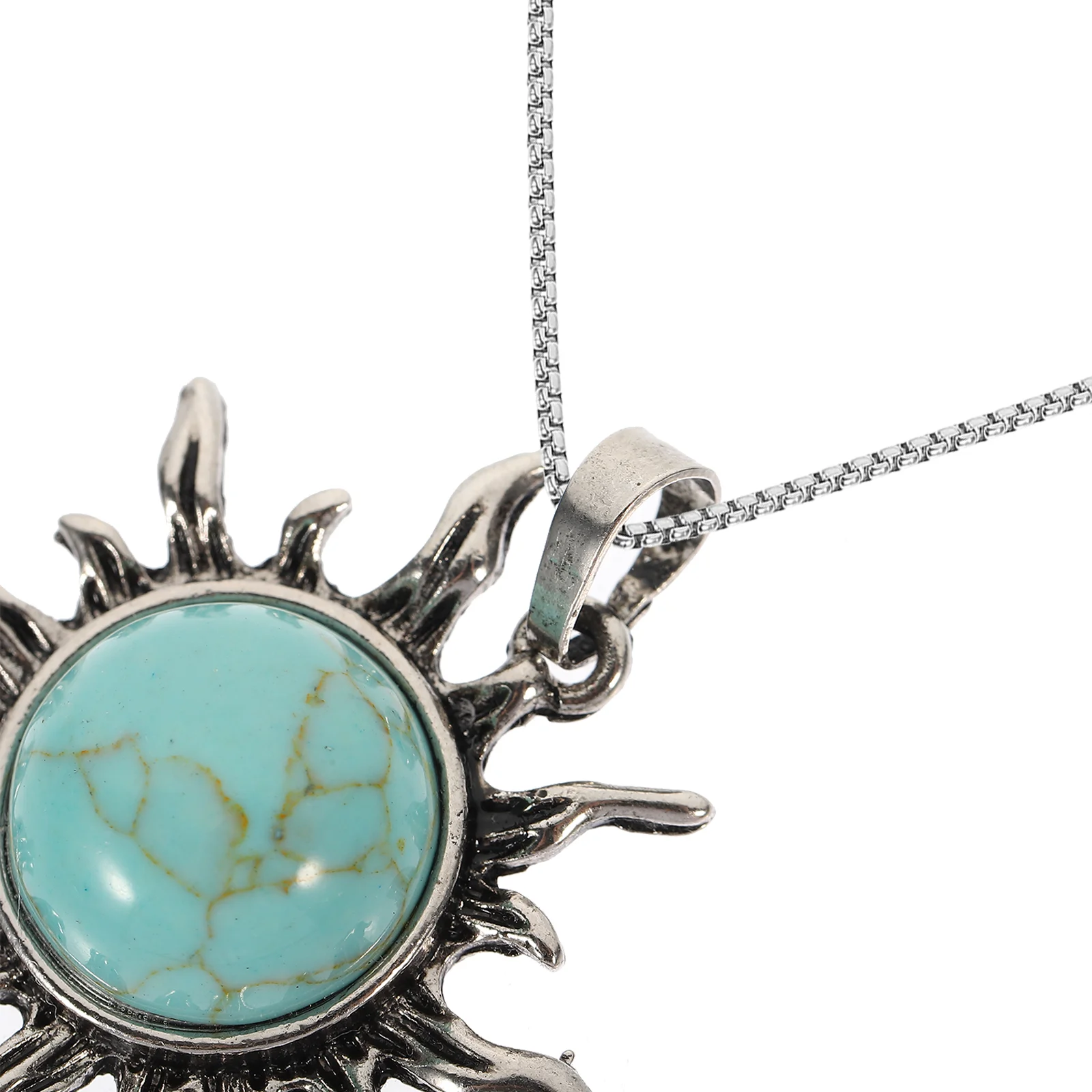 4 Pack Sun Pendant DIY Charm Jewelry Crafting Findings Crystal Choker Bracelet Decorative Ladies