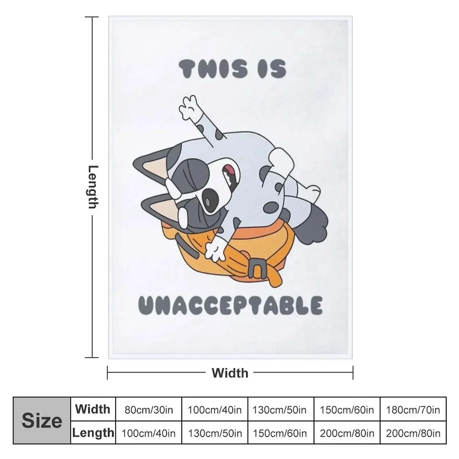 Это неприемлемое одеяло для детей