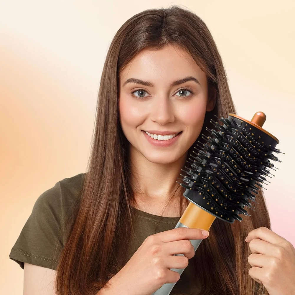 Фото Насадка-расческа popop Smoothing Brush & Airflow для фена Dyson Airwrap HS01 HS05 HS08 для придания объема и контроля пушистости волос №2
