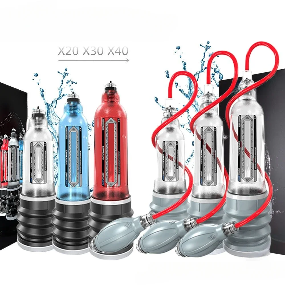 X20 X30 X40 Насос для увеличения пениса увеличивающий воду удлинитель вакуумный