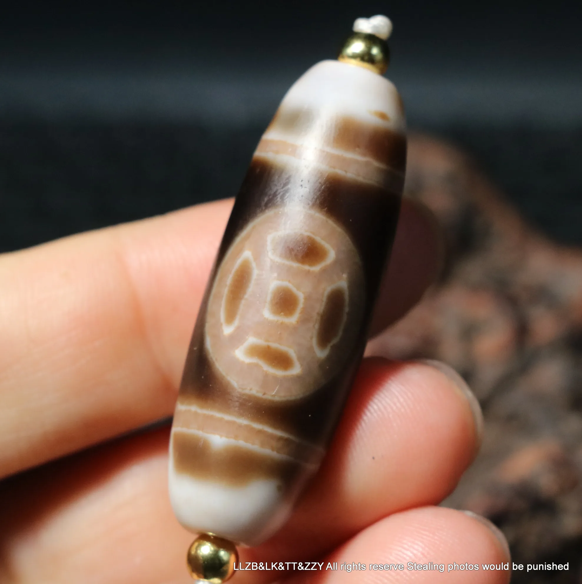 

Тибетская старая Agate A Power Energy, одноглазная фотомонета, благосостояние и удача AAA BG Timestown UPD0214B12