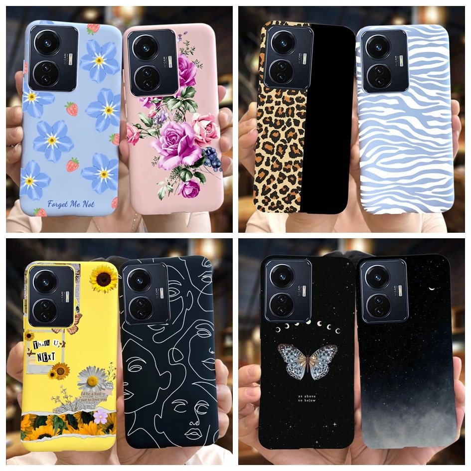 ДЛЯ Vivo Y72 5G V2041 чехол популярный противоударный силиконовый мягкий чехол с леопардовым принтом для Vivo Y52 Y72 Y55 Y75 5G Phone Чехол s бампер