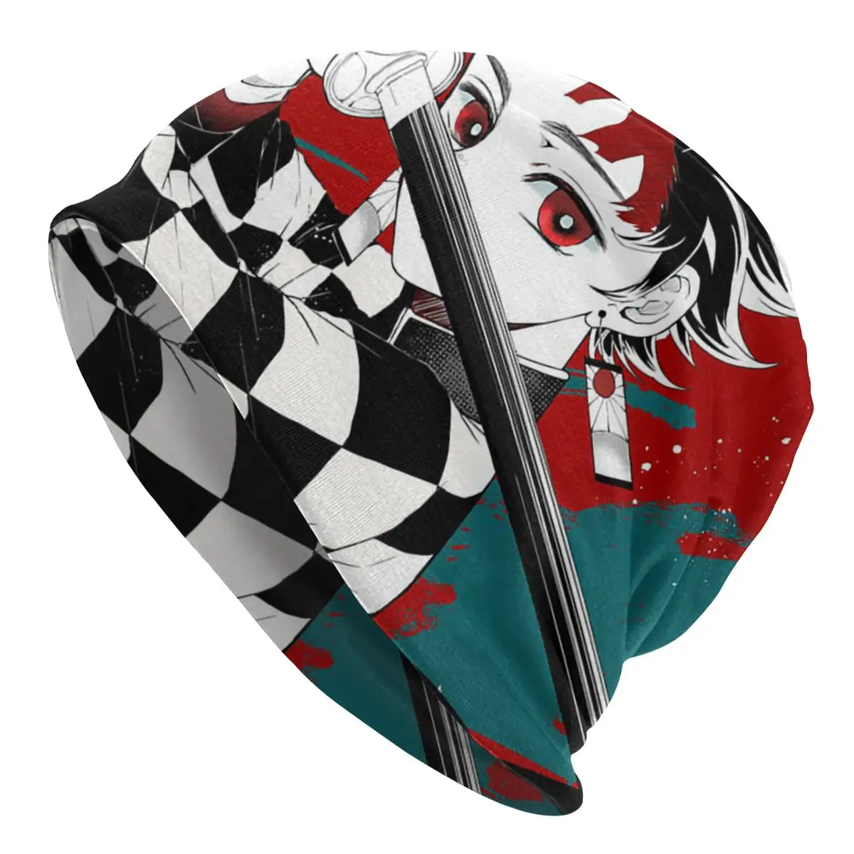 

Demon Slayer Kimetsu No Yaiba Anime Bonnet Hats Knit Hat Cool Outdoor Skullies Beanies Hats Unisex Warm Multifunction Caps