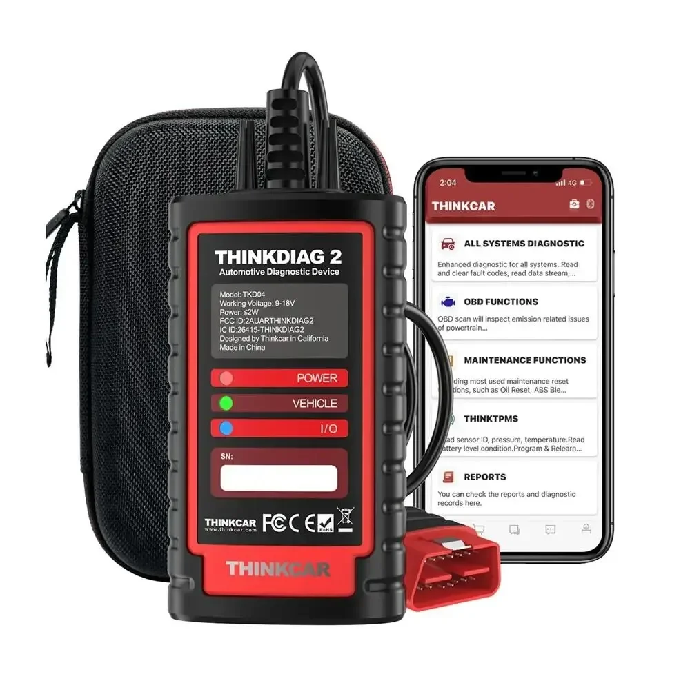 Фото Диагностический сканер THINKCAR Thinkdiag 2 с поддержкой программного обеспечения Diagzone XDiag Prodiag XPRO5, протокола CAN FD, диагностики всех систем, аналог DBScar 7 VII №2