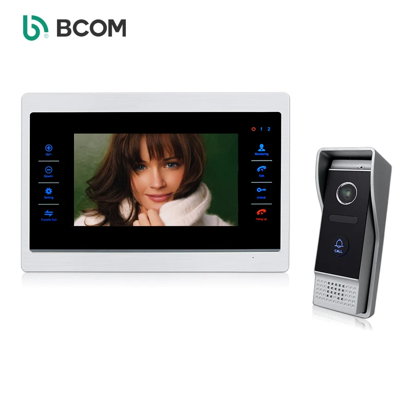 

Видеодомофон IP65 с 7-дюймовым ЖК-экраном, 4 провода, домофон для виллы