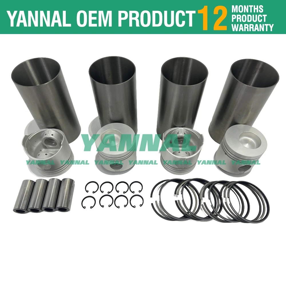 Комплект для капитального ремонта K4F двигателя Mitsubishi MT25 трактора WS310 WS410 Excavato