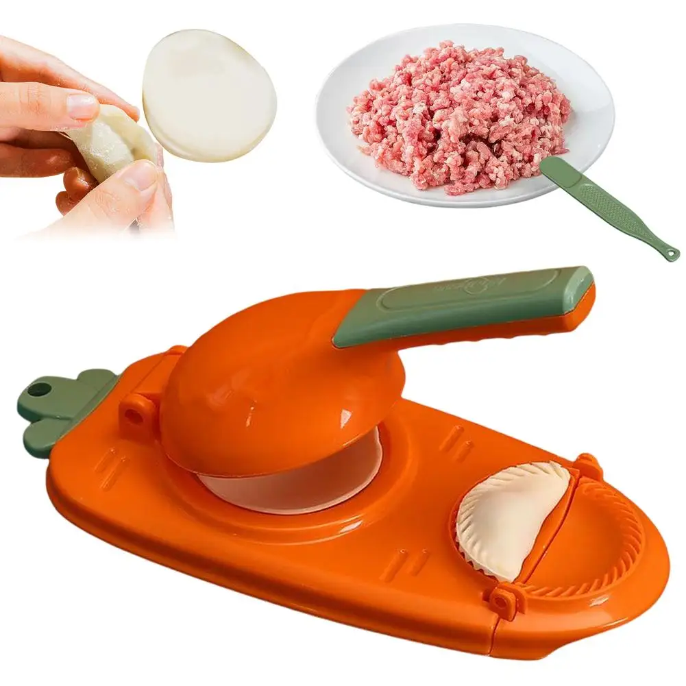 

2 In 1 Kitchen DIY Dumpling Moulds Dumpling Maker Dough Presser Maker Tools For Dumplings Wontons