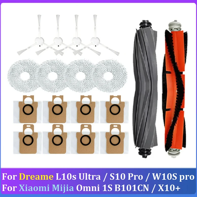 

Пылесборник для Dreame L10S Ultra / S10 Pro, мешочек для пыли для пылесоса XIAOMI Mijia Omni 1S B101CN Robot X10, 18 шт.