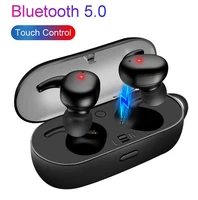 mini bluetooth 5 0 music earphones charging box wireless headphone 9d stereo sports waterproof earbuds headsets microphone