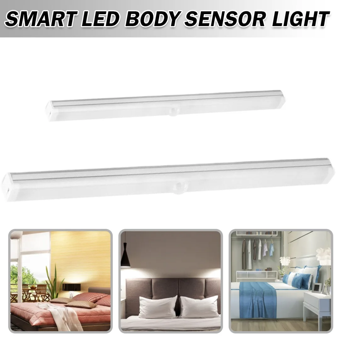 

1 шт. 10 см/21 см Интеллектуальный светодиодный корпус индукционный свет USB перезаряжаемая магнитная полоса лампа полоса белые светильник осв...