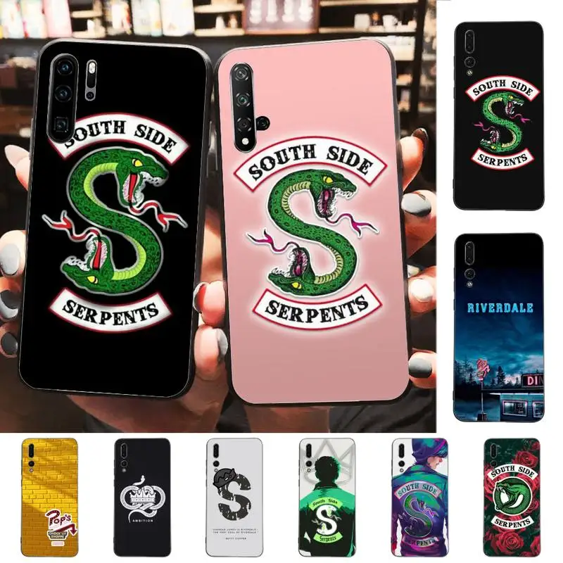 

Riverdale LOGO Phone Case For Huawei P40 P30 P20 Pro P10 Plus P9 P8 Lite P Smart Cover