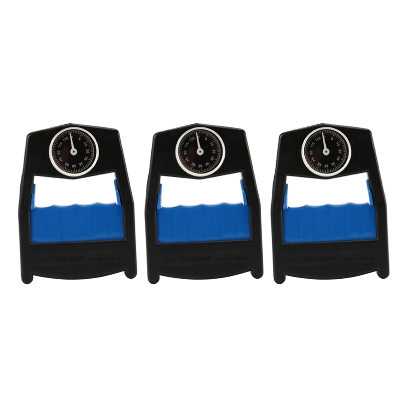 

3X Hand Dynamometer Grip Power Strength Meter 130Kg/286Lbs Capacity Force Gauge