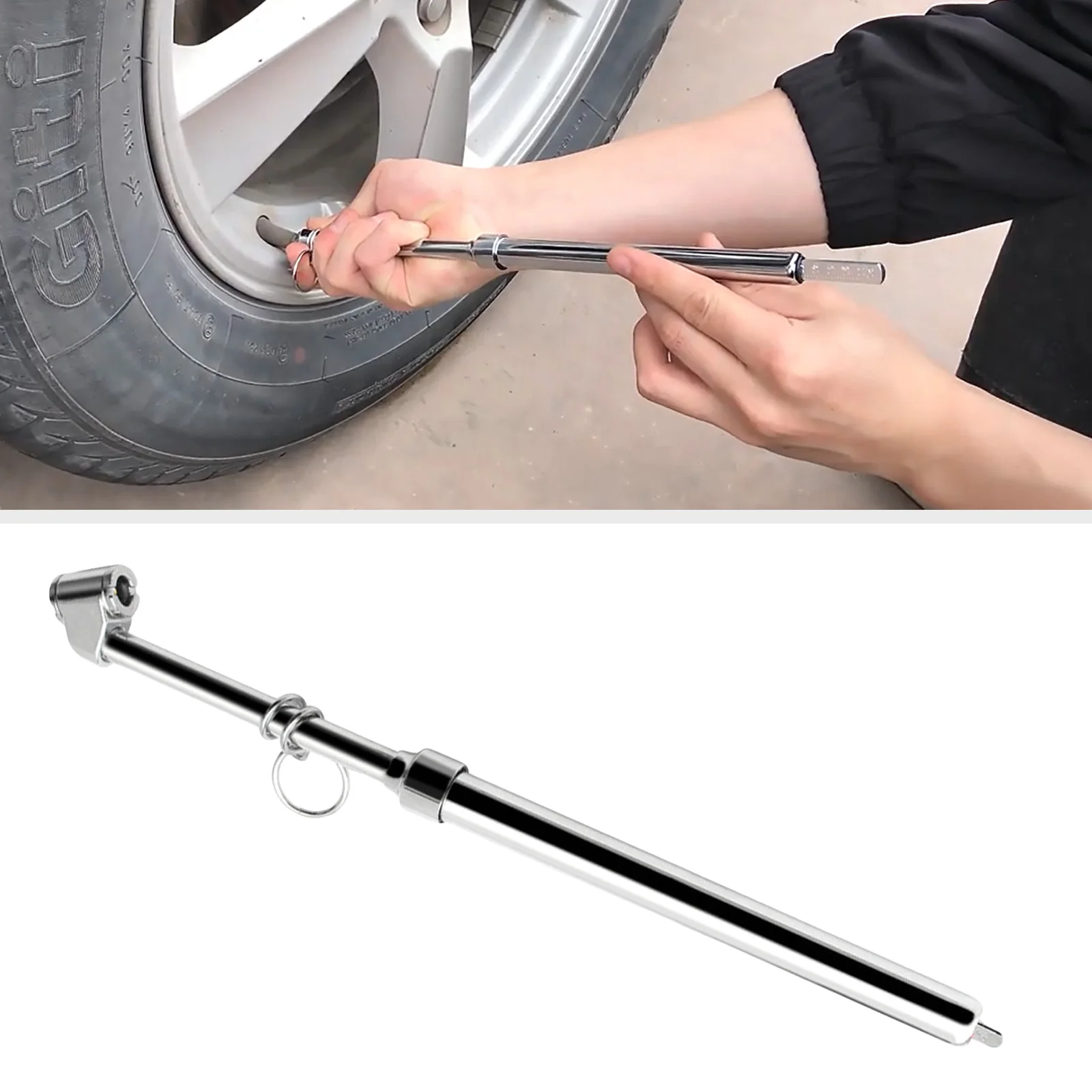 

Прибор для измерения давления воздуха в шинах с двойной головкой, 10-150psi