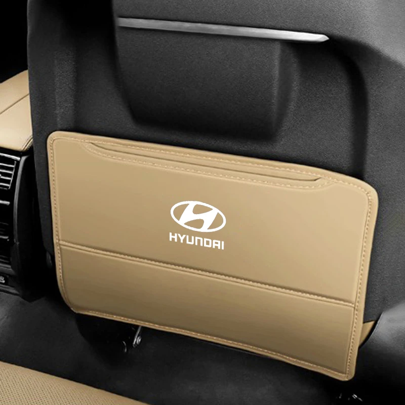 Кожаный защитный чехол на спинку автомобильного сиденья для Hyundai Tucson IX35 I30 I20 I10 Kona Coupe Veloster I40 (art.: 3920d25ca4bbd) - 3920d25ca4bbd