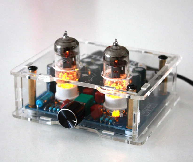 

P5-1 6J1 tube amp pre-amp Tube preamplifier tube buffer With power supply for Home Audio Video