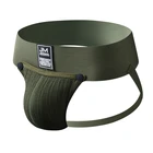 Джоки JOCKMAIL, мужское сексуальное нижнее белье для геев, съемные брифы, дышащие трусы, мужские трусы, бикини