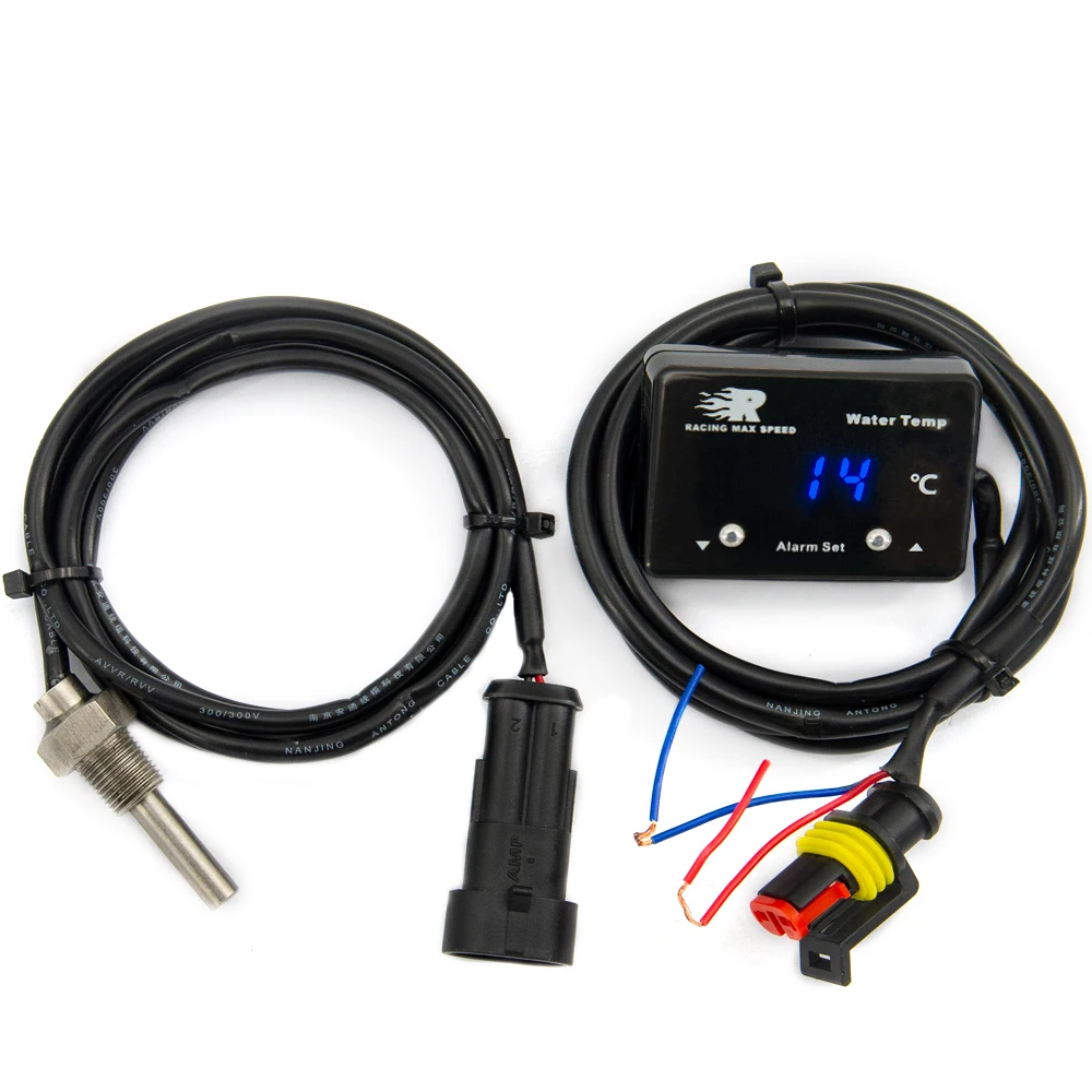 Автомобильный цифровой датчик температуры воды измеритель с датчиком npt 12 В