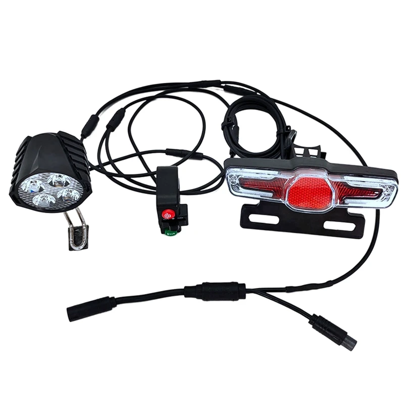 

5X For Bafang BBS01 BBS02 BBSHD Mid Drive Motor Electric Bike Line Light Set With Brake Turn Signal Bike Light