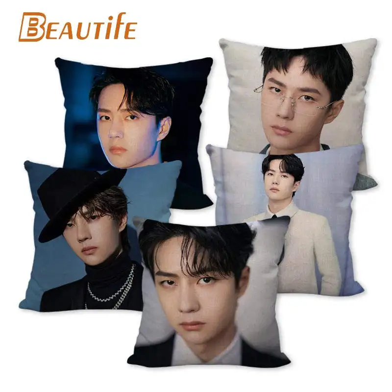 Пользовательский YiBo UNIQ красивый чехол для подушки, Свадебный чехол для подушки, чехол для домашней подушки 45x45 см с одной стороны Пользовательский YiBo UNIQ красивый чехол для подушки, Свадебный чехол для подушки, чехол для домашней подушки 45x45 см с одной стороны