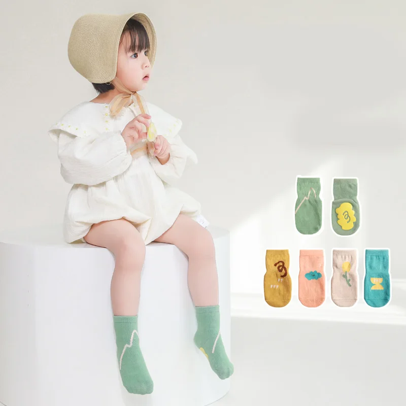 

Children Summer Cotton Anti-slip Socks With Print Toddler Newborns Infant Kids Girl Boy Kawaii Cute Sock Baby Things Accessories