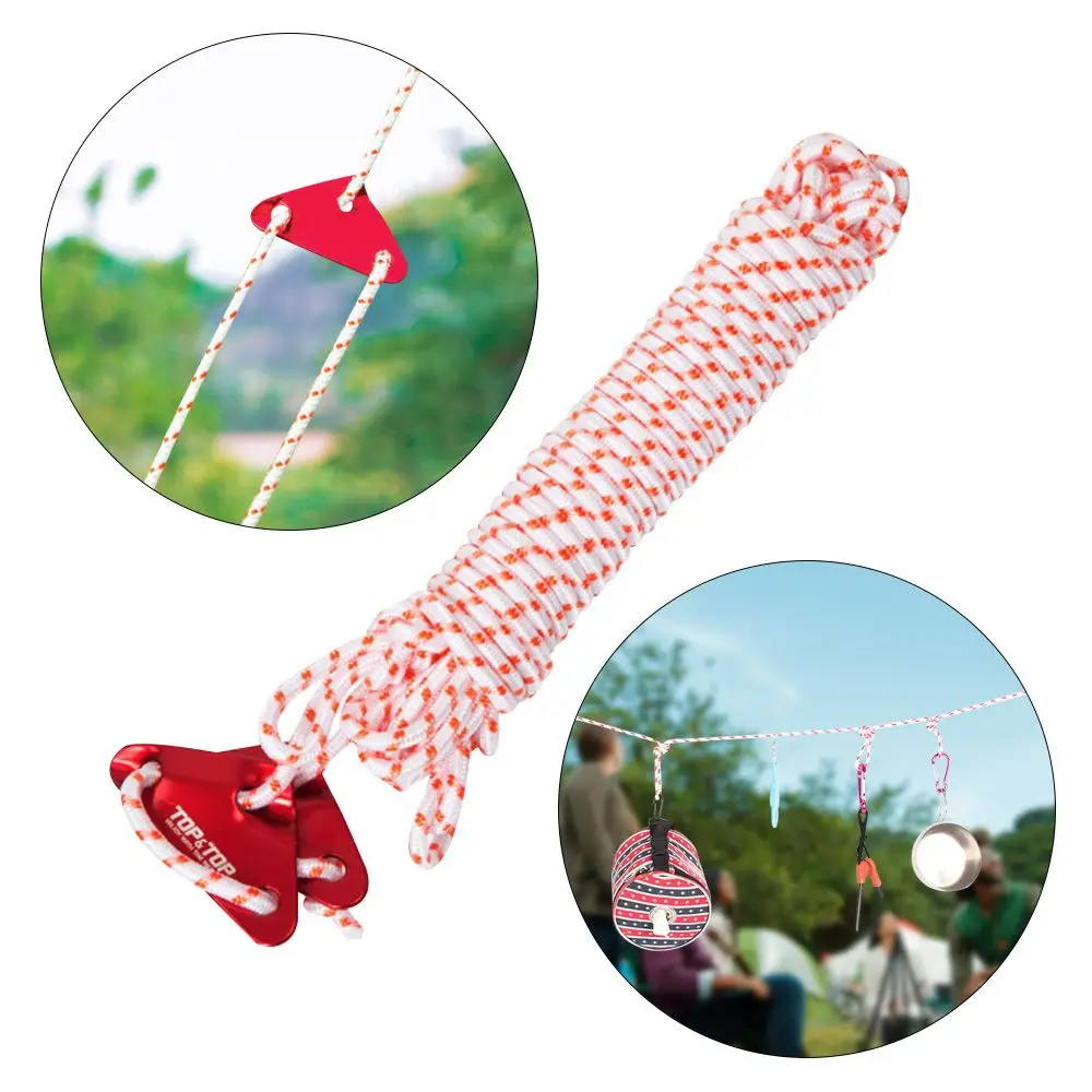 

10 м многофункциональный с регулируемым Натяжителем походный веревка для палатки веревка для ветра веревка для палатки веревка для парня