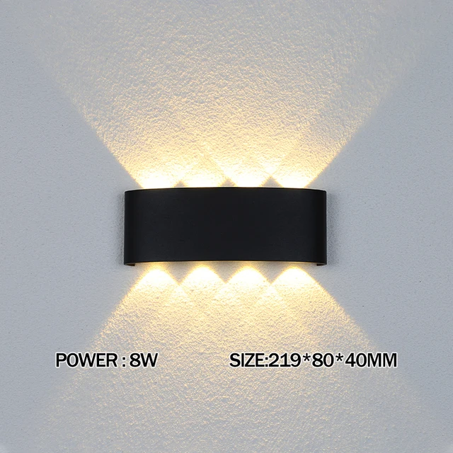 

Светодиодный настенный светильник CYLRDXK, алюминий, теплый/холодный белый