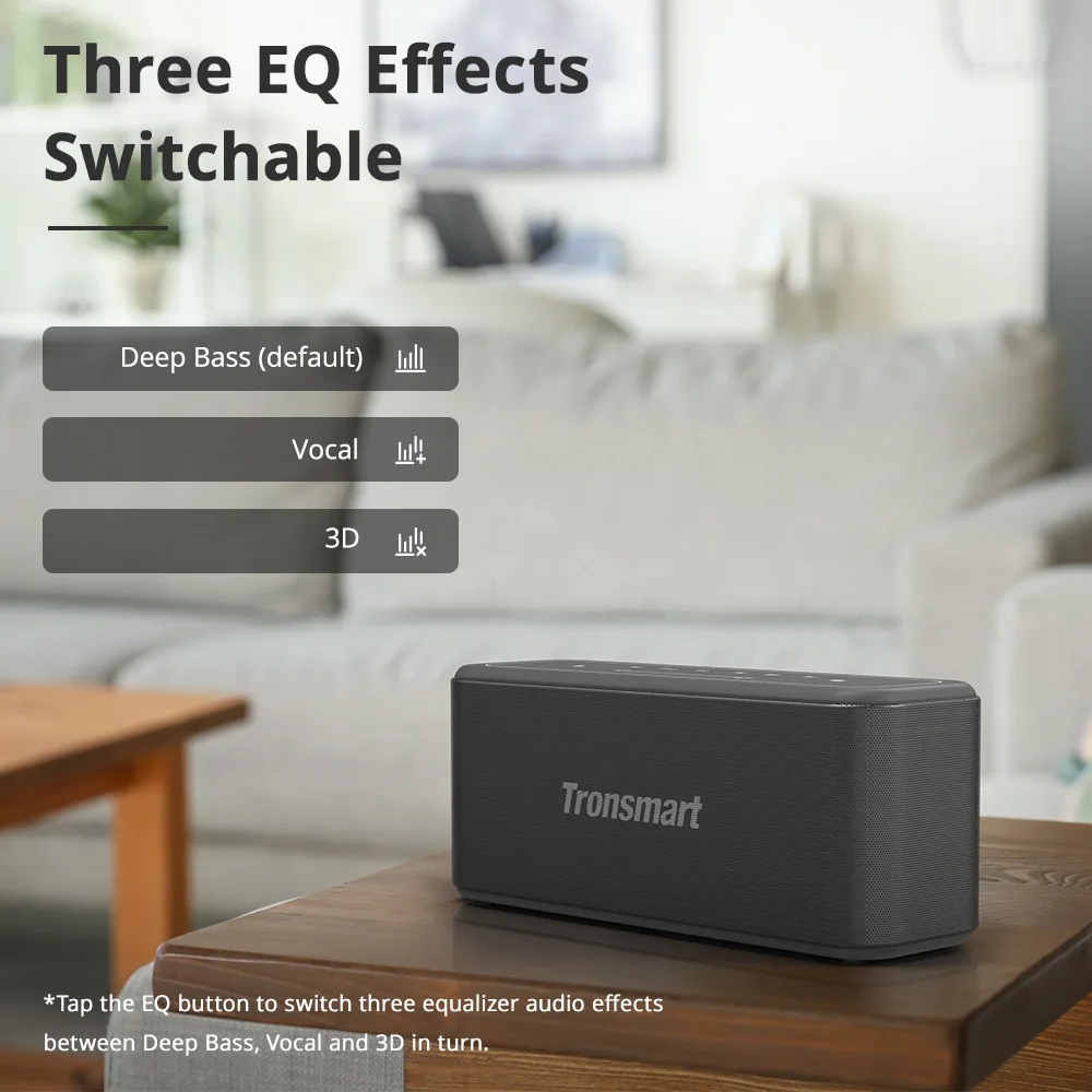 Портативная Bluetooth-Колонка Tronsmart Mega Pro 60 Вт с улучшенными басами NFC