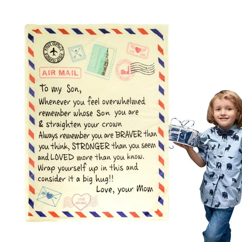 

Lightweight Summer Throw Super Soft Afternoon Nap Blanket Lightweight Bed Quilts Home Decor Breathable Words Print Throw