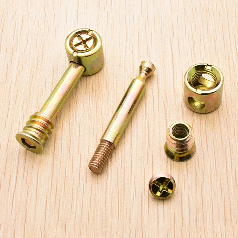 

Furniture Board Cam Hammer Nut Screw Eccentric Fitting Lock Nut for Cabinet Drawer Dresser Wardrobe Panel Connecting 10x M4YD