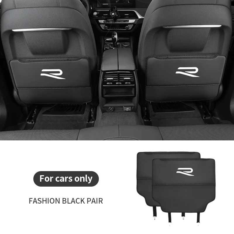 

Для Volkswagen R GTI Golf Tiguan Passat Touareg Magotan Scirocco CC Защита спинки автомобильного сиденья Anti-Kick Pad Сумка для хранения на заднем сиденье