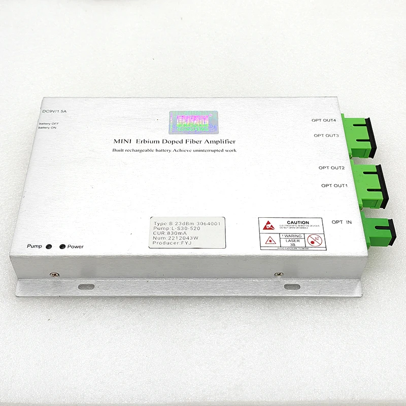 Новый модульный оптоволоконный усилитель FTTH 4 порта 23 дБм высокое качество Catv MINI