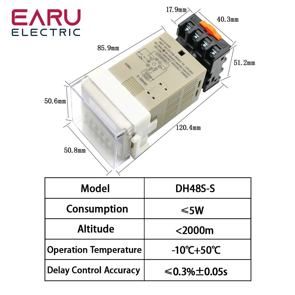 Реле времени с цифровым дисплеем устройство задержкой 12 В 24