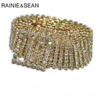 rainie sean rhinestone women belt diamond metal waist belt fashion silver gold luxury ladies wedding ladies dress belt
