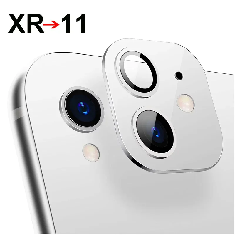 Фото 1 шт. наклейка-накладка на объектив камеры для iPhone XR, мгновенно превращает XR в iPhone 11, декоративная защитная накладка с розничной упаковкой №1