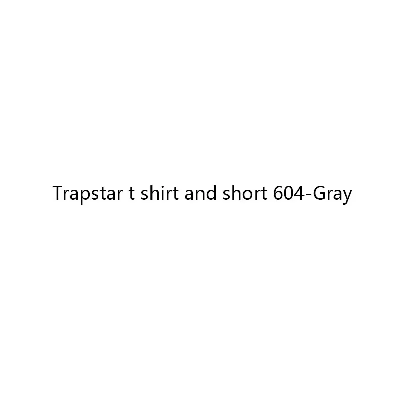 

Trapstar T Shirt and Short 604-Gray