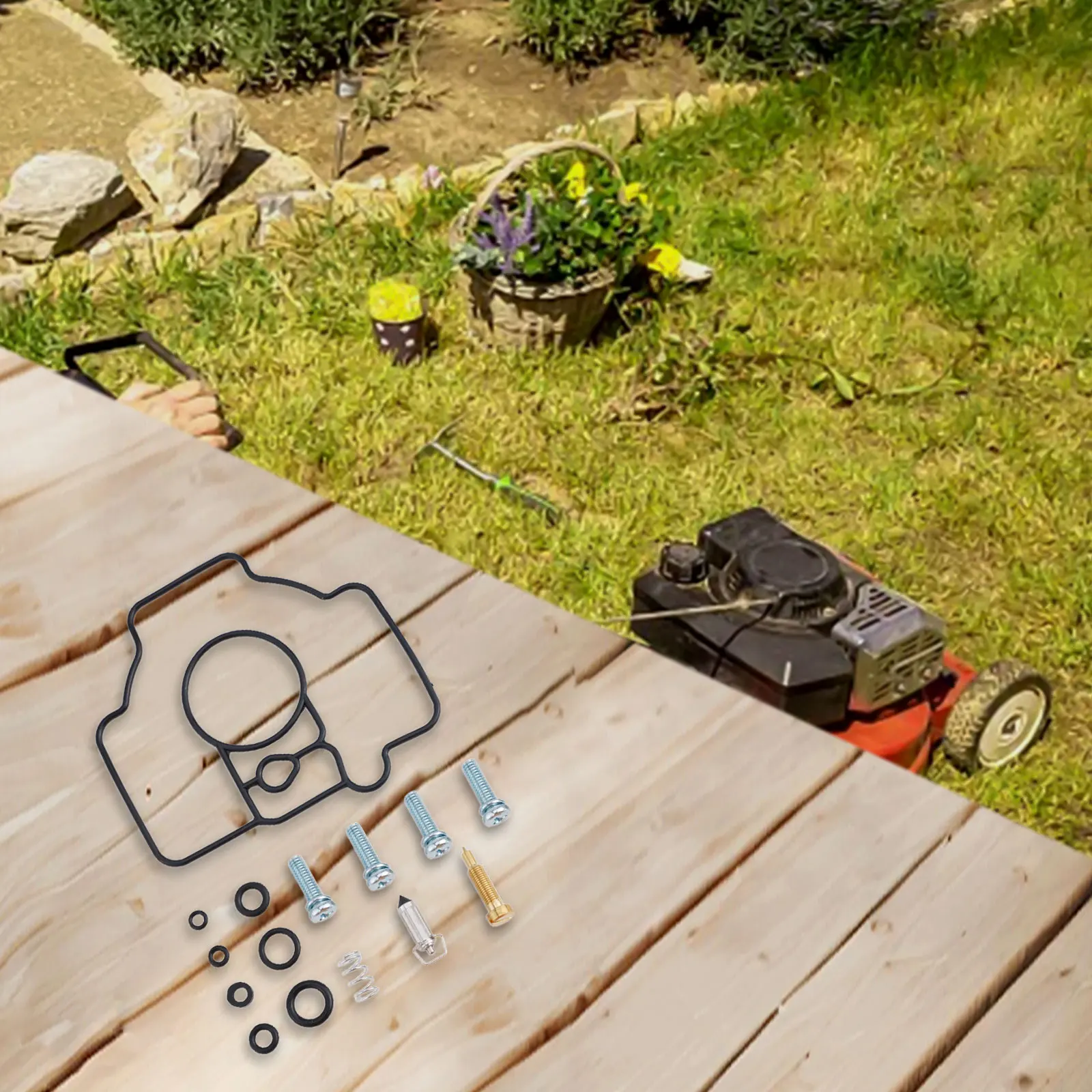 КОМПЛЕКТ КАРБЮРАТОРА для газонокосилки ДЛЯ 2475703 С -S 24-757-03-S H18-CH25 CH620 Ремонтный