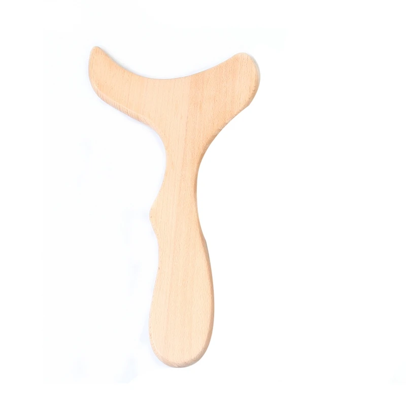 

1Pcs Wooden Massage Roller Body Gua Sha Board Scraping Paddle Massager For Back Legs Body Shaping Lymphatic Drainage Cellulite