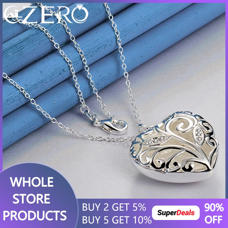 

Женская цепочка из серебра 925 пробы, с цирконом, 18-30 дюймов