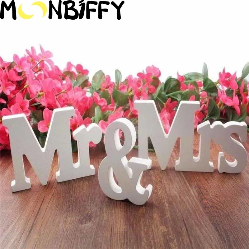 

Wedding Decorations Mr & Mrs PVC English Alphabet Home Decorations Wedding Props Home Sweet Signs Table Decorations