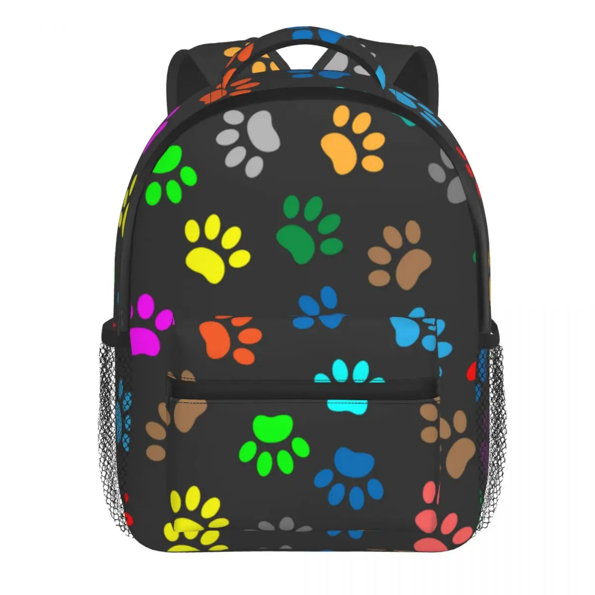 Colorful Animal Paw Prints Baby Backpack Kindergarten Schoolbag Kids Children School Bag