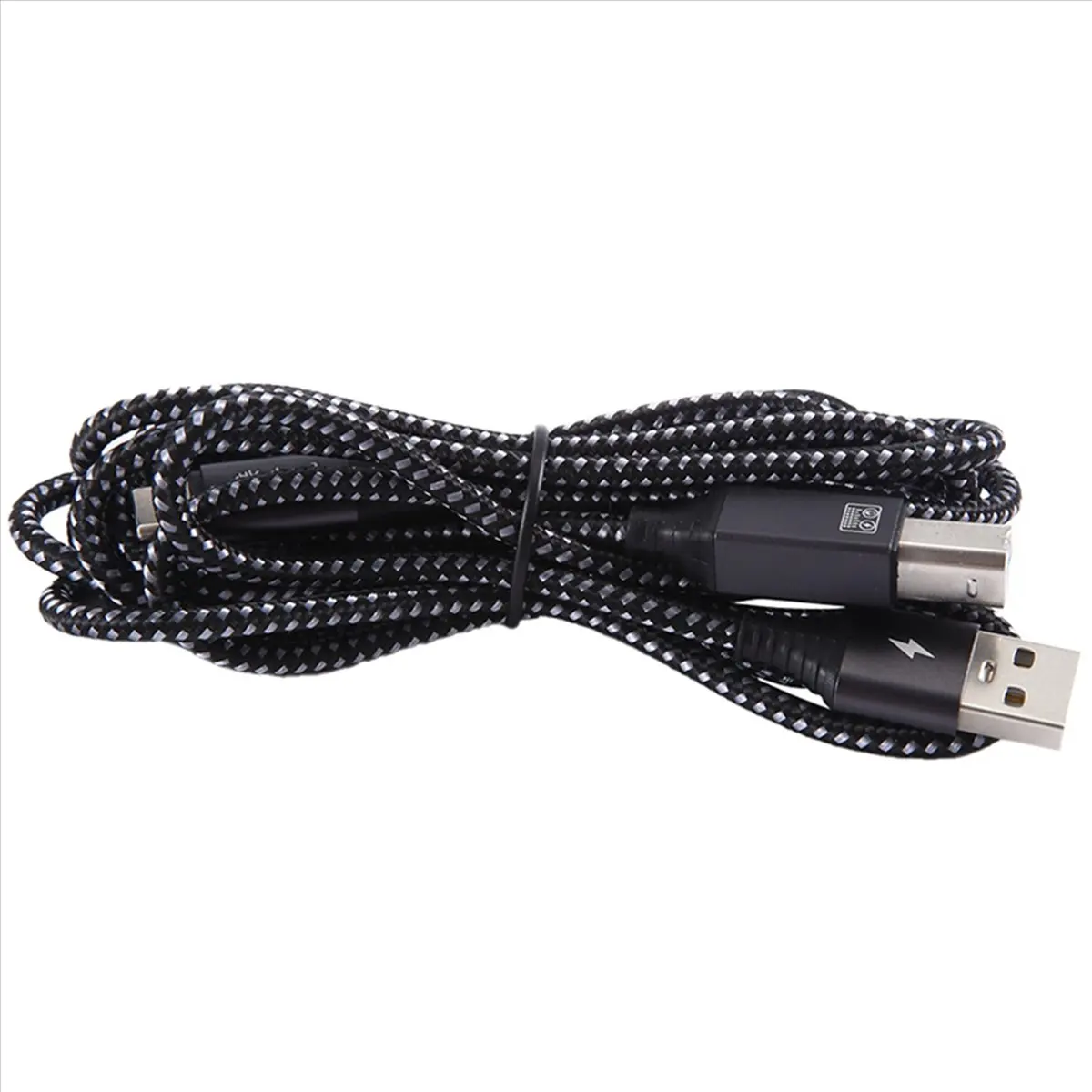 Фото Кабель USB DTC5 2-в-1: USB-C на MIDI, USB Type-C на USB-B MIDI-кабель для музыкальных инструментов, пианино, MIDI-клавиатур №2