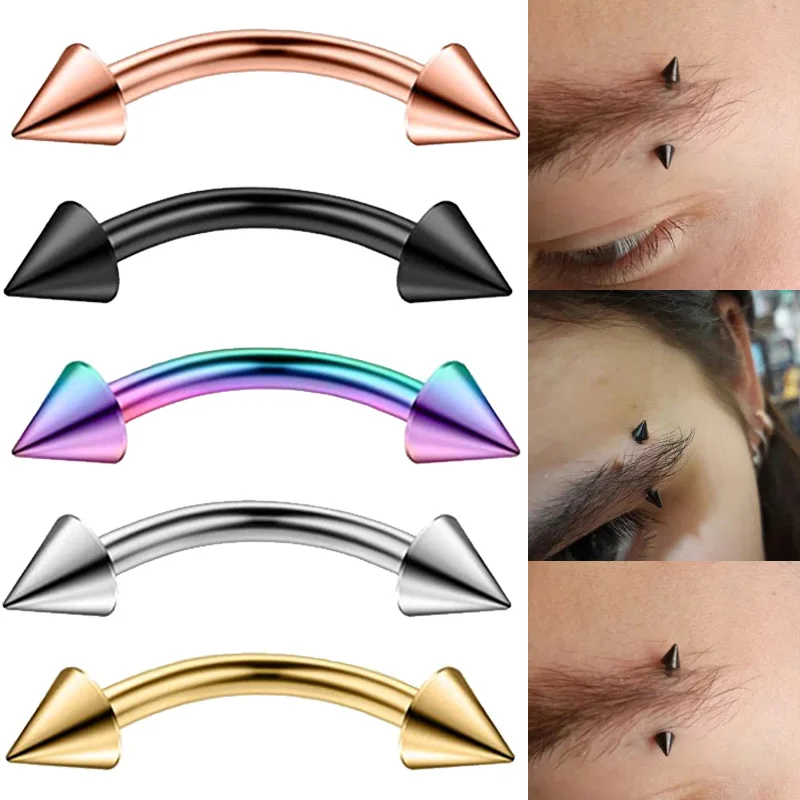 

2 шт., разноцветные кольца для пирсинга живота, губ