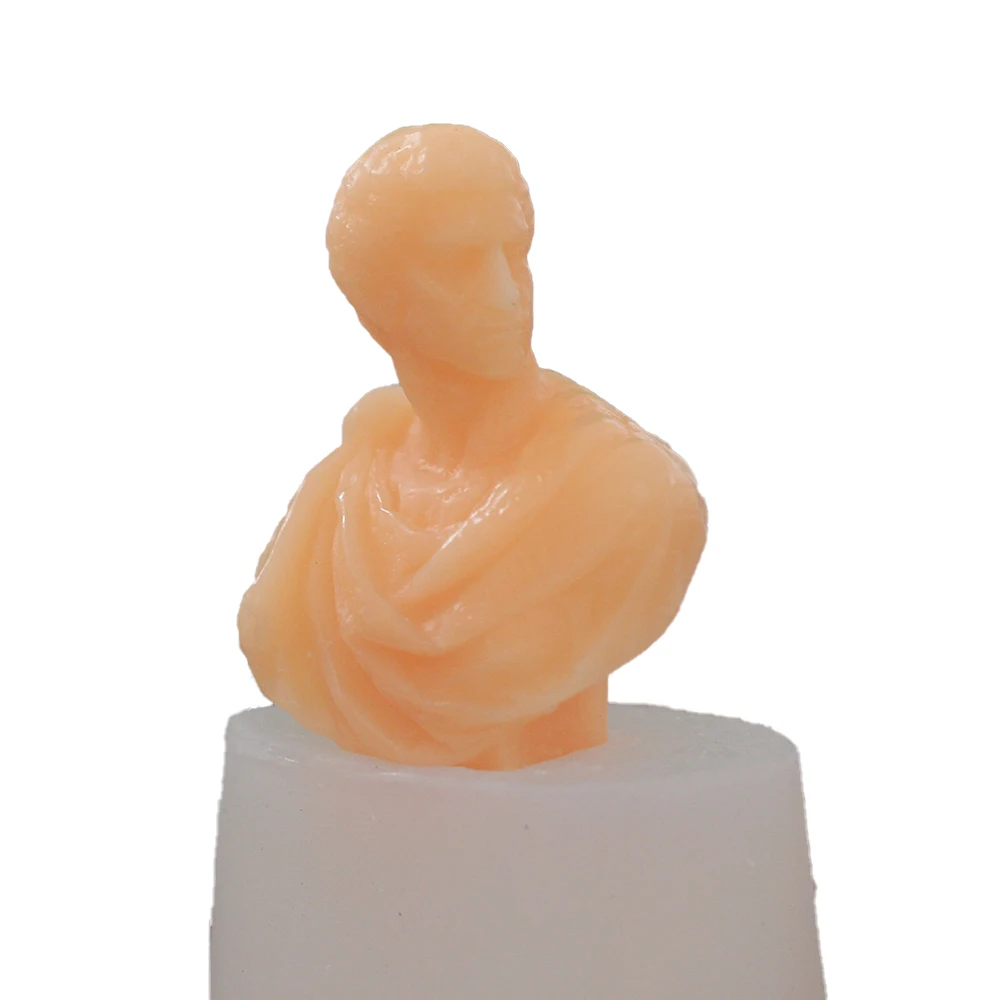 Силиконовая форма Artemis Diana бюст Бог Аполлон для свечи греческая скульптура