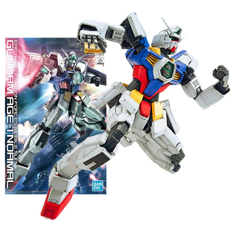 

Bandai Genuine Gunpla Anime Figure Mg 1/100 Age-1 Normal Collection Gundam Model Kit Anime Action Figure Toys For Children